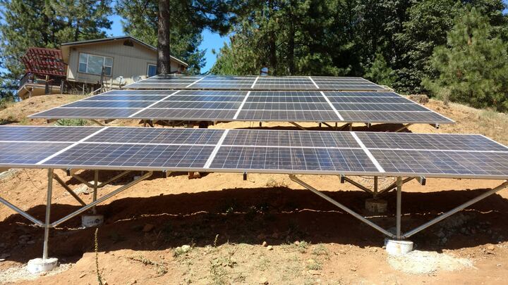 Ground-mount solar array