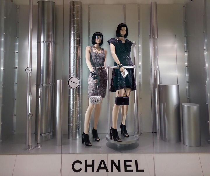 Fashion window display